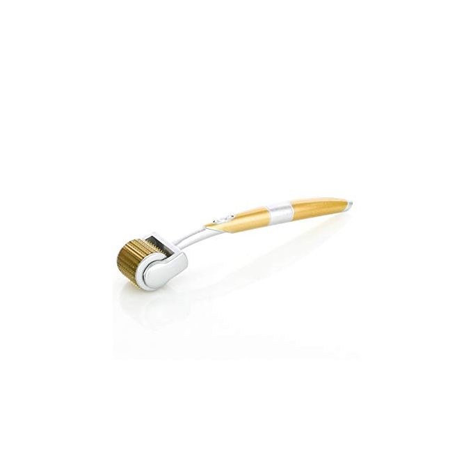 فرشاة Gold Derma Roller ZGTS-100 لعلاج التجاعيد وحب الشباب والندوب وفقدان الشعر 1مم