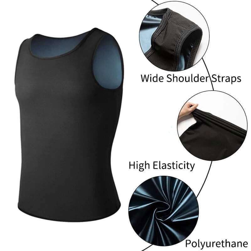 قميص التنحيف الساونا المشد الرائع والمجرب من SWEAT SHAPER