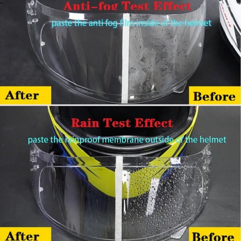 Anti Fog Film for Motorcycle 10 pieces