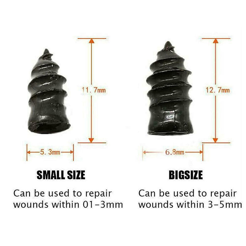 Vaccum tire mending Nail إصلاح الإطارات