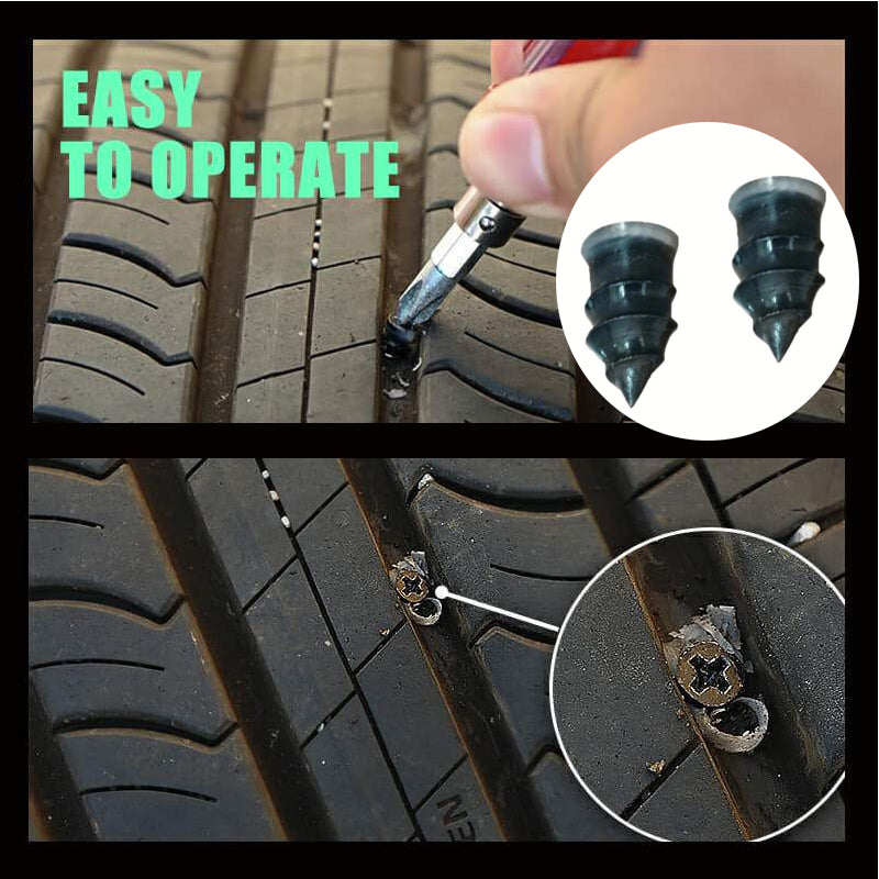 Vaccum tire mending Nail إصلاح الإطارات